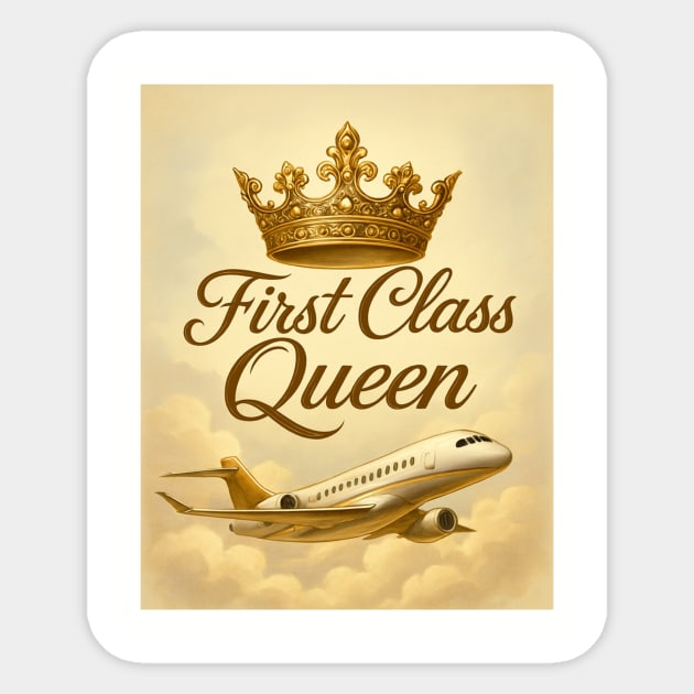 First Class Queen Sticker by FirstClassQueen